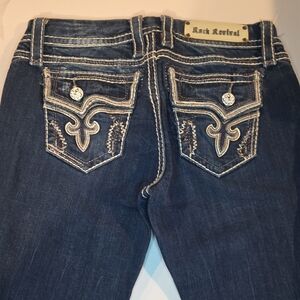 Rock Revival Dark Blue Boot Cut Jeans